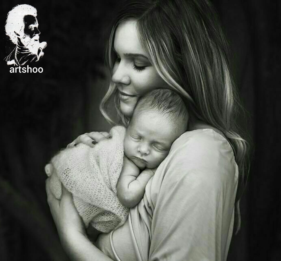 آموزش نقاشی سیاه قلم